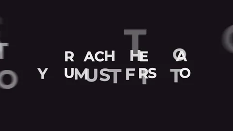 Reaching goals requires taking first steps. motion, animated text Stock Footage 301403552