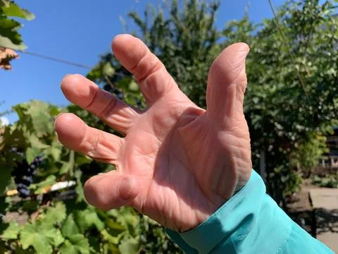 Reaching Hand with Spread Fingers Stock Photos