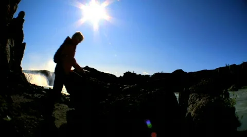 Reaching the Heights Stock Footage 483939