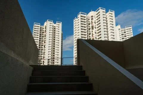 Reaching high, step by step Stock Photos