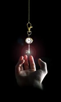 Reaching the key of time Stock Photos