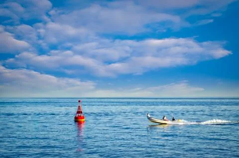 Reaching the Mark. Fotos Stock