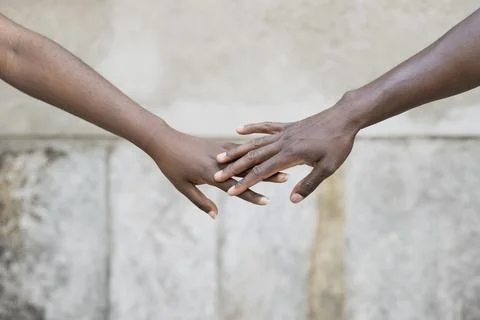 Reaching Out Hands with Trust Stock Photos