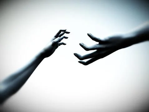 Reaching Out Stock Illustration