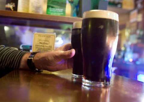 Reaching out for a stout Stock-Fotos
