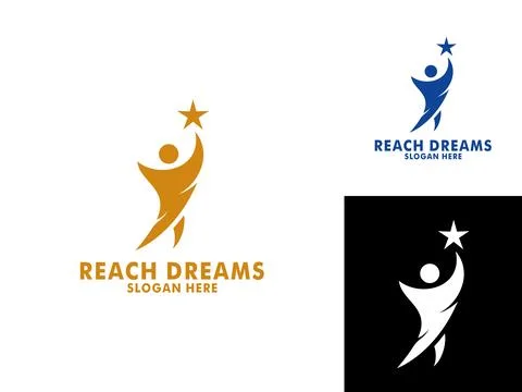 Reaching stars 4 Stock Illustration