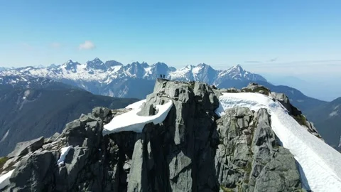 Reaching the Summit Stock Footage 289477214