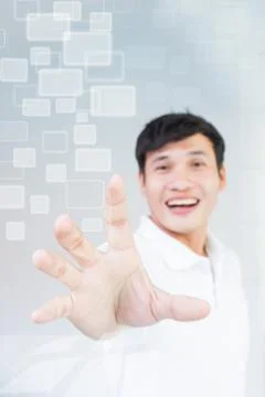 Reaching Your Chance Stock Illustration