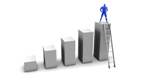 Reaching Your Goals Stock Illustration