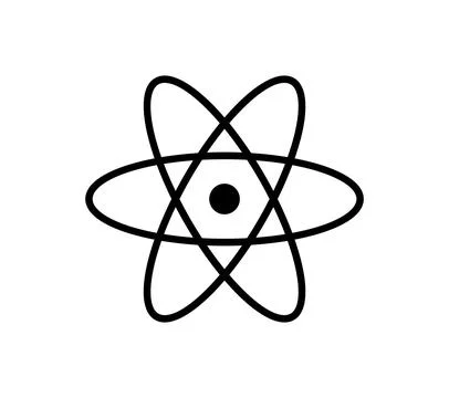 React Molecule Icon Illustrazione stock