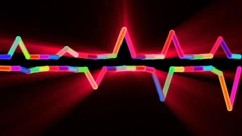 Reacting lines vj loop Stock Footage 76027055