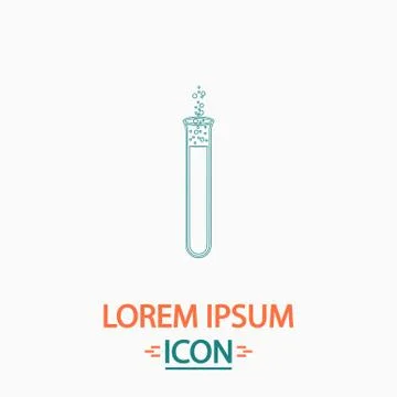 Reaction computer symbol Illustrazione stock