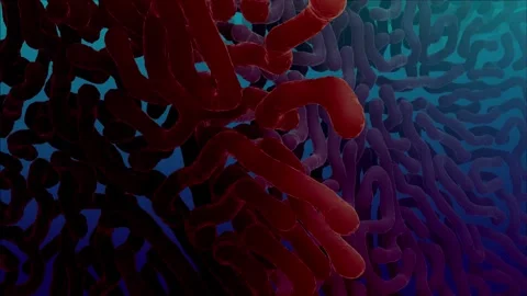 Reaction diffusion Stock Footage 255022198