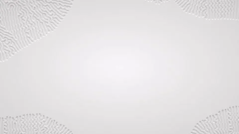 Reaction diffusion organic growing pattern. Turing system science background. Stock Footage 137136350