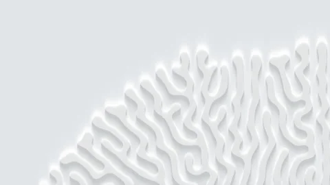 Reaction diffusion organic growing pattern. Cell division science background. Stock Footage 226850498