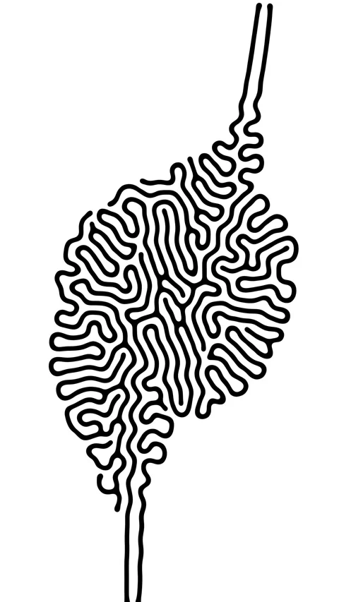 Reaction diffusion organic growing pattern. Cell division science background. Stock Footage 270383161