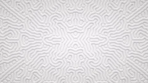 Reaction diffusion organic growing pattern. Cell division. Stock Illustration