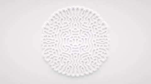 Reaction diffusion organic growing pattern. Cell division. 스톡 일러스트