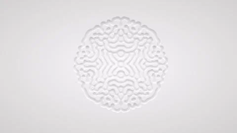 Reaction diffusion organic growing pattern. Cell division. Stock Illustration