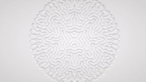 Reaction diffusion organic growing pattern. Cell division. Stock Illustration