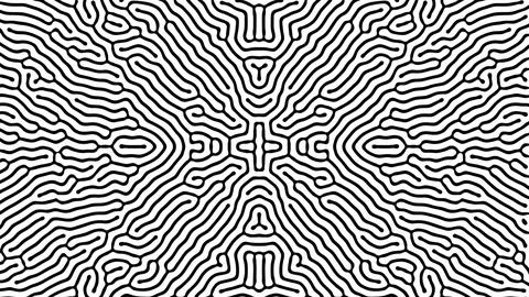 Reaction diffusion organic pattern. Cell division. Stock Illustration