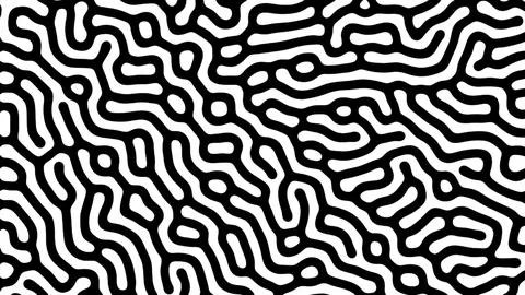 Reaction diffusion organic pattern. Cell division. Stock Illustration