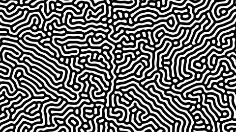 Reaction diffusion organic pattern. Cell division. Stock Illustration