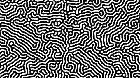 Reaction diffusion organic pattern. Cell division. イラスト素材