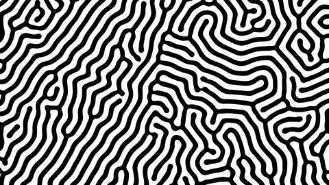 Reaction diffusion organic pattern. Cell division. Stock Illustration