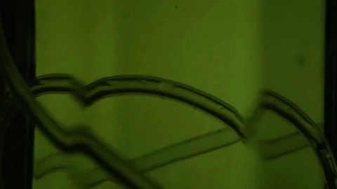 Reaction with gas in the laboratory. Stock Footage 81047105