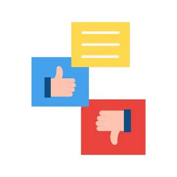Reaction icon vector image. Stock Illustration