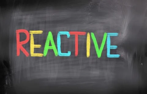 Reactive concept 스톡 일러스트