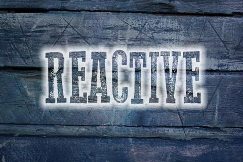 Reactive concept Stock Illustration