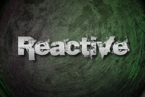 Reactive concept Stock Illustration