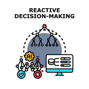 Reactive decision making utilizing artificial intelligence algorithms 库存插图