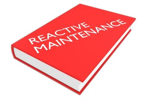 Reactive maintenance concept Illustrazione stock