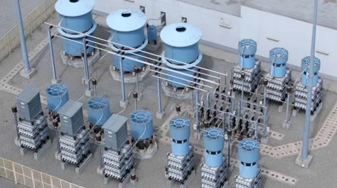 Reactive power compensation station 스톡 동영상 52781268