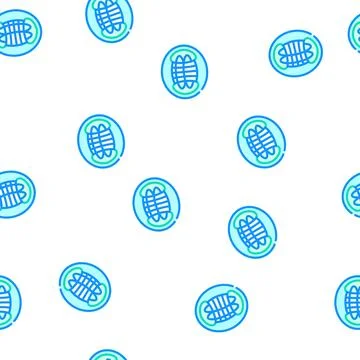 Reactor hypothetical structure vector seamless pattern Illustrazione stock