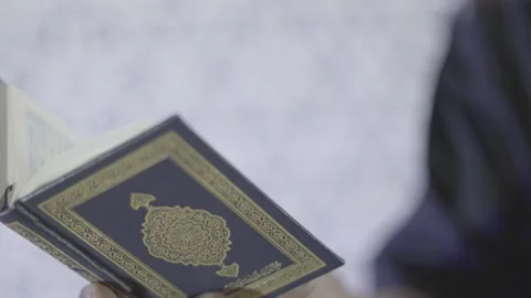 Read the Bible from the perspective of the Koran Stock Footage 212004763