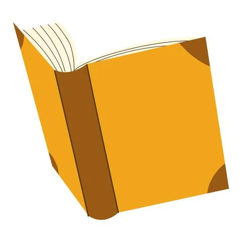 Read book knowledge icon vector white background Illustrazione stock