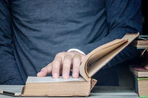 Read a book Stock Photos