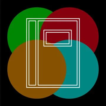 Read book - vector icon, library Stock Illustration