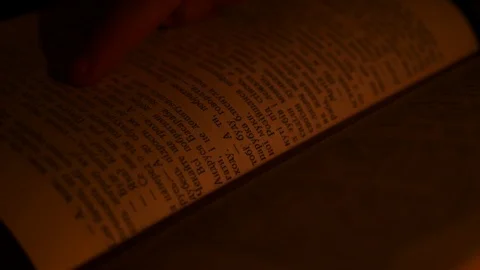 Read the book.Lines in the book Stock Footage 99136630