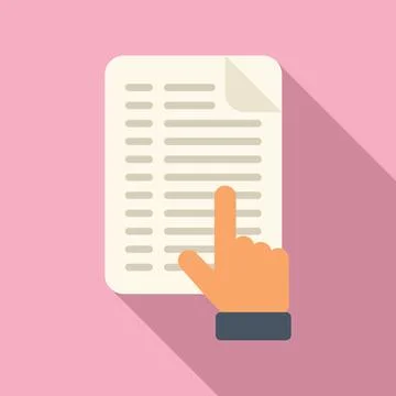 Read document icon flat . Online training 스톡 일러스트