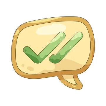 Read message bubble Stock Illustration
