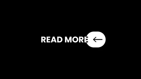 Read more button with arrow icon animation isolated on black background 库存影片 334858922