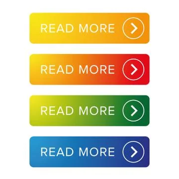 Read more colorful button set 스톡 일러스트