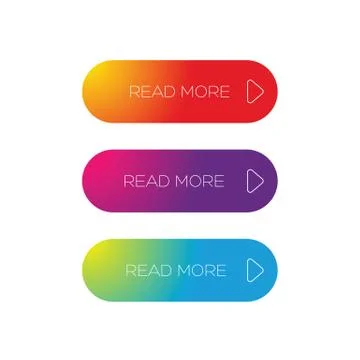 Read more web button call to action Stock Illustration