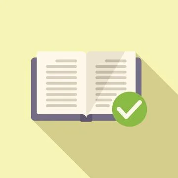 Read online book icon flat vector. Store app audio Stock Illustration