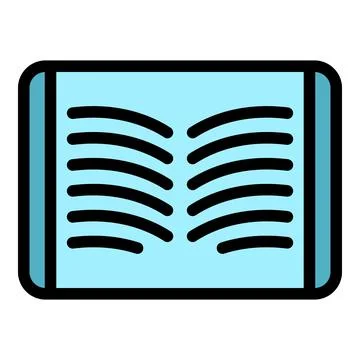 Read study icon vector flat Ilustración de archivo